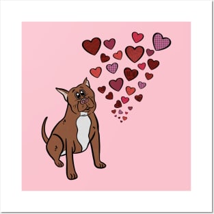 Sweet PitBull Terrier Posters and Art